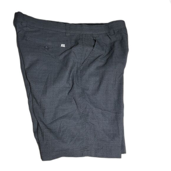 Hang Ten Men's Black Hybrid Board Shorts 10" Inseam - Picture 5 of 11